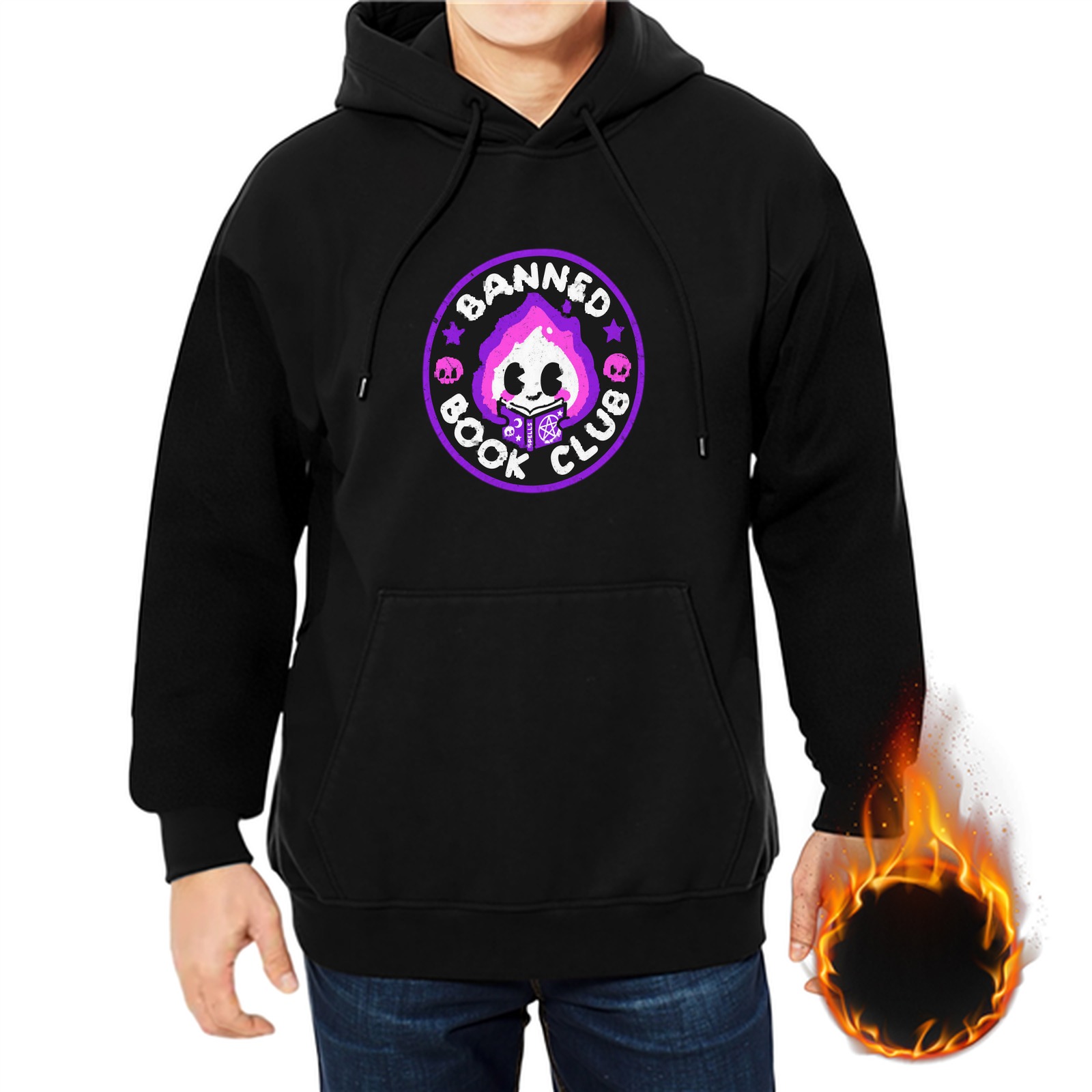 Banned Book Club Graphic Black Hoodie