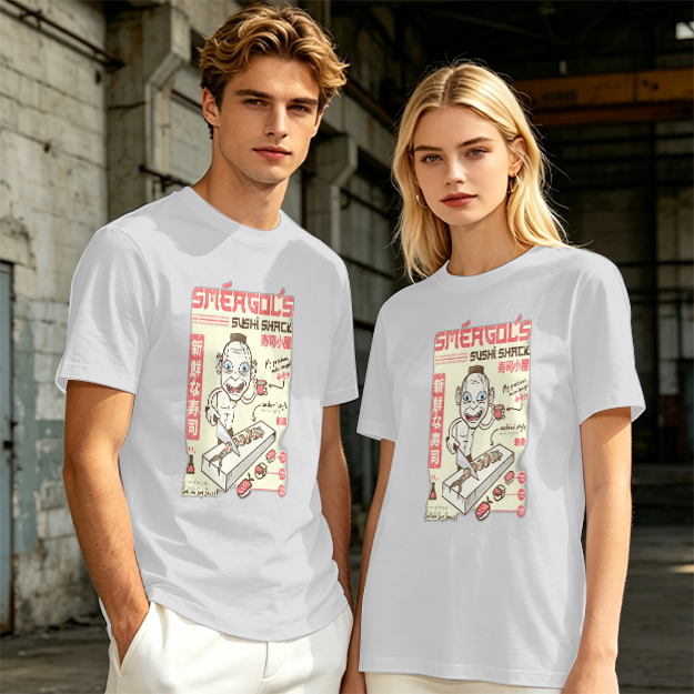Smeagol's Sushi Shack Themed Graphic T-Shirt