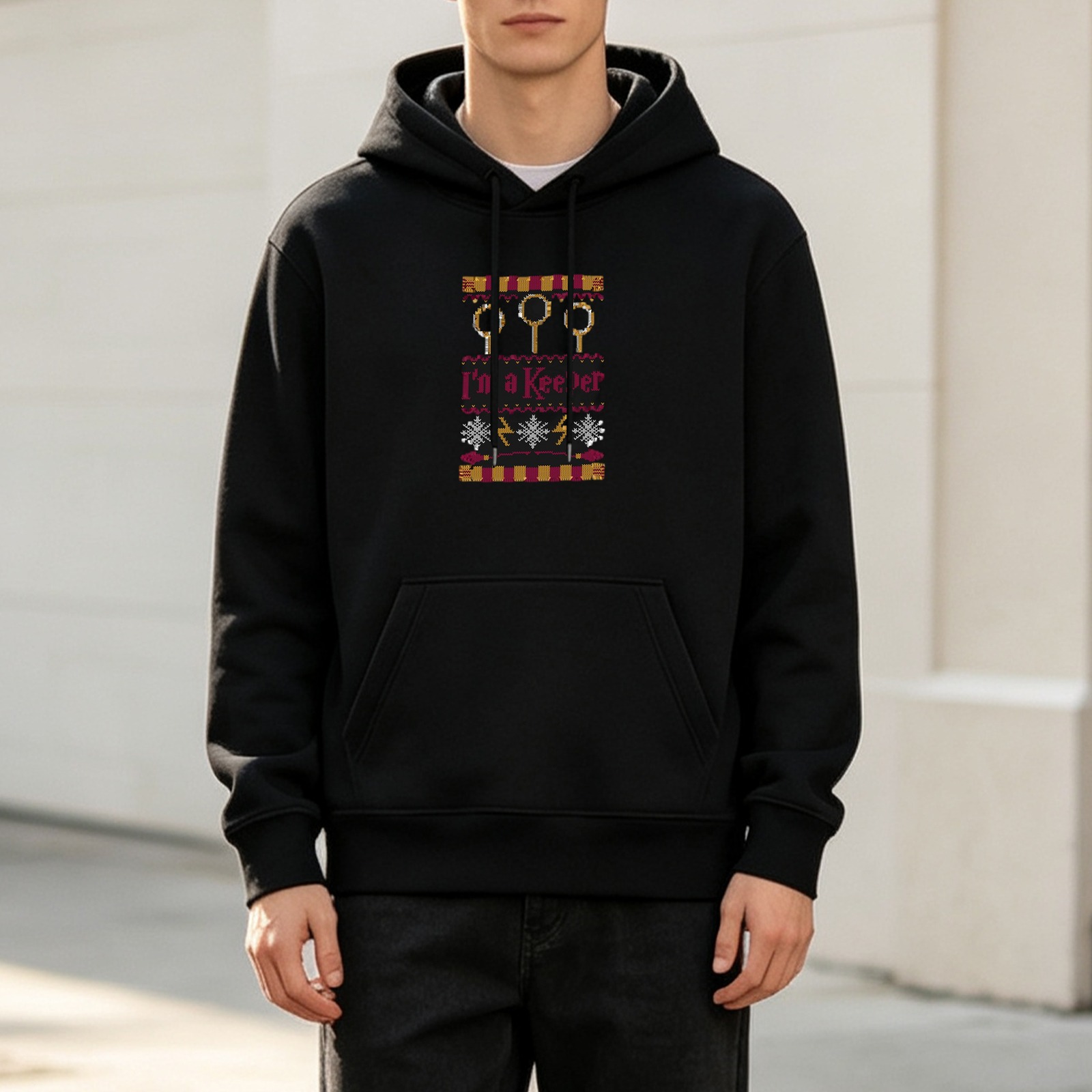Harry Potter I'm a Keeper Ugly Christmas Sweater Hoodie