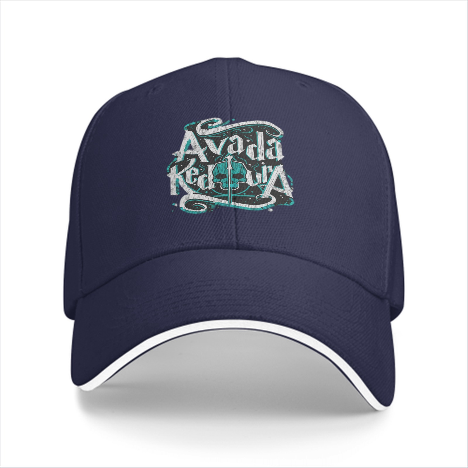 Black baseball cap with Avada Kedavra spell graphic