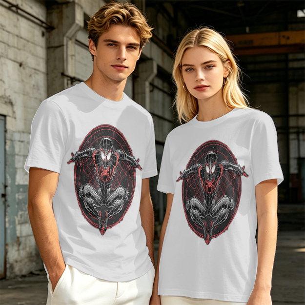Olive T-Shirt With Spider-Man Miles Morales Graphic Print