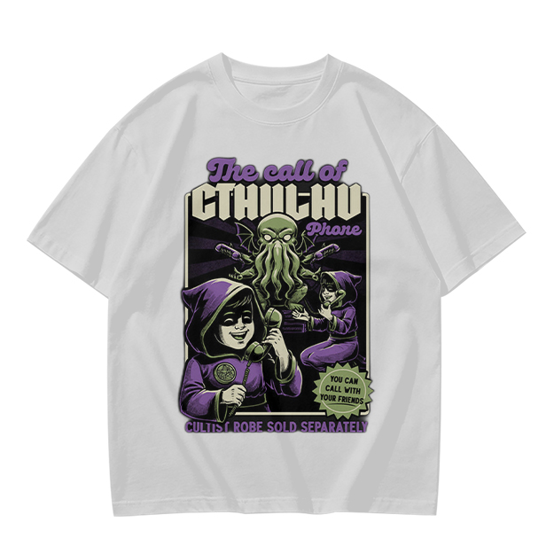 The Call of Cthulhu Phone Funny Graphic T-Shirt