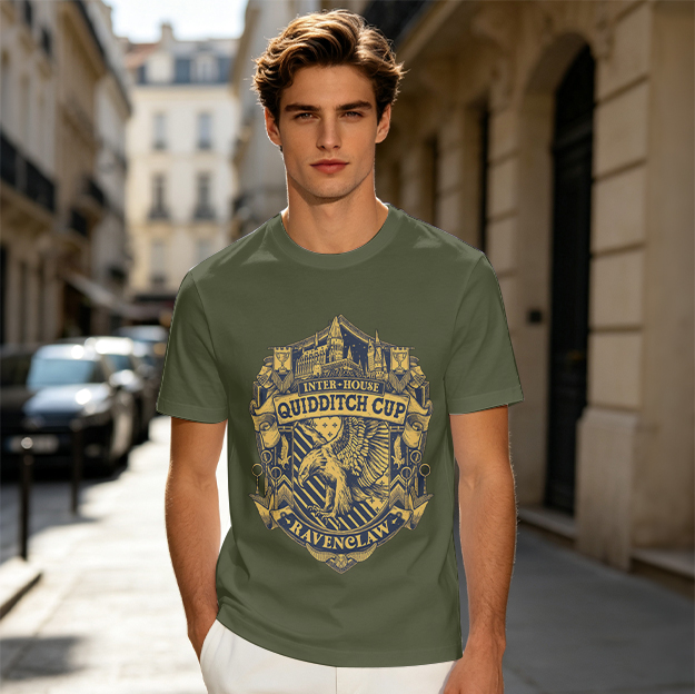 Ravenclaw Inter-House Quidditch Cup Crest Graphic T-Shirt