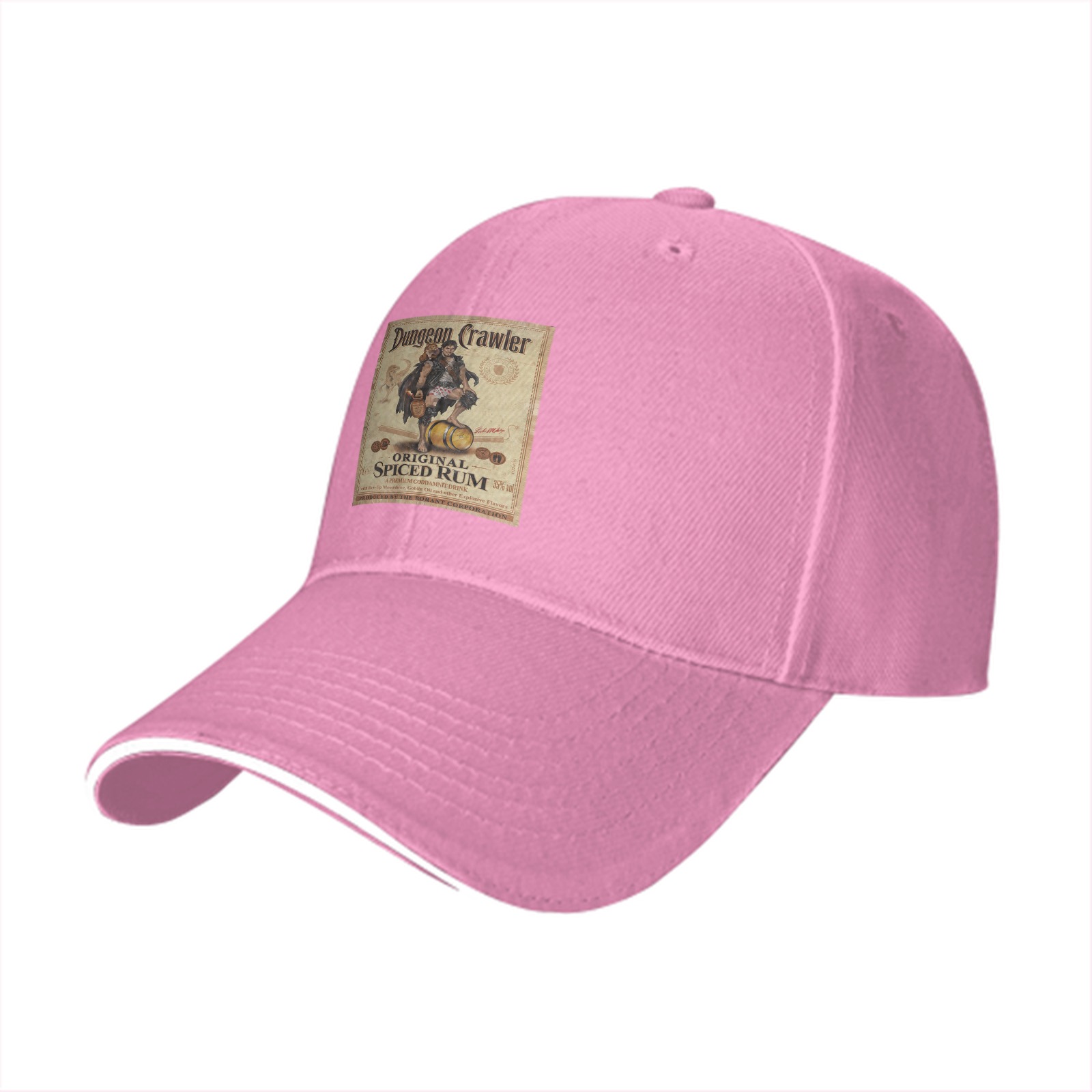 Dungeon Crawler Original Spiced Rum Graphic Baseball Cap