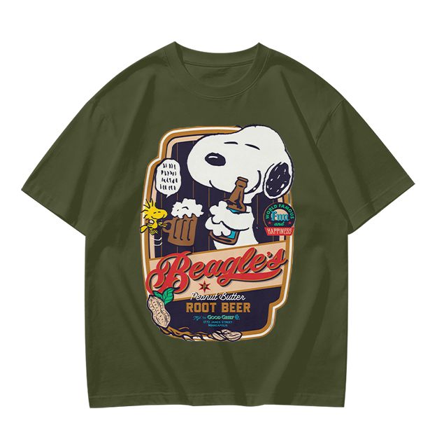 Snoopy Beagle's Root Beer Graphic T-Shirt