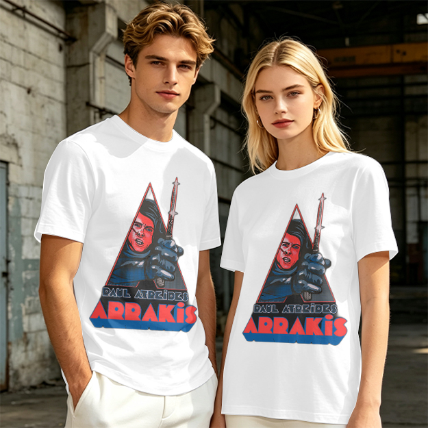 Paul Atreides Arrakis Dune Themed Graphic T-Shirt