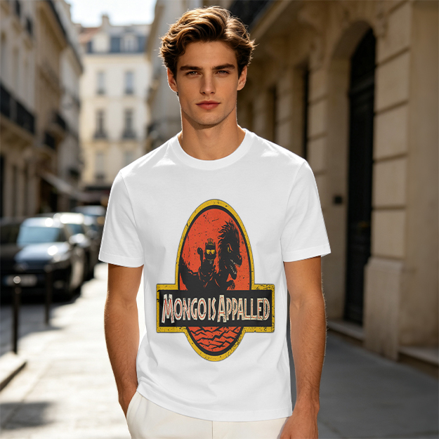 Mongo is Appalled Dinosaur Graphic T-Shirt