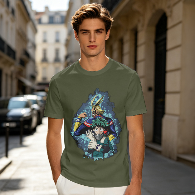My Hero Academia All Might and Deku Graphic T-Shirt