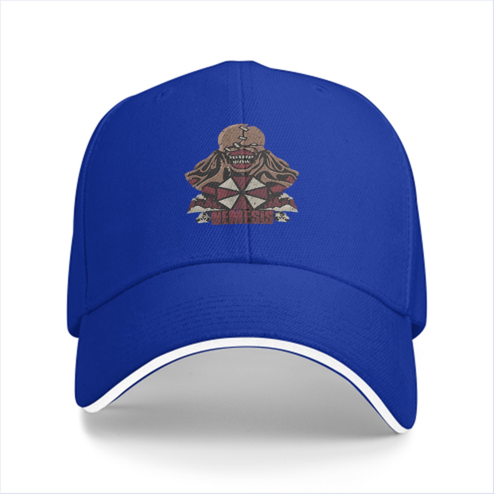 Resident Evil Nemesis Umbrella Logo Black Baseball Cap