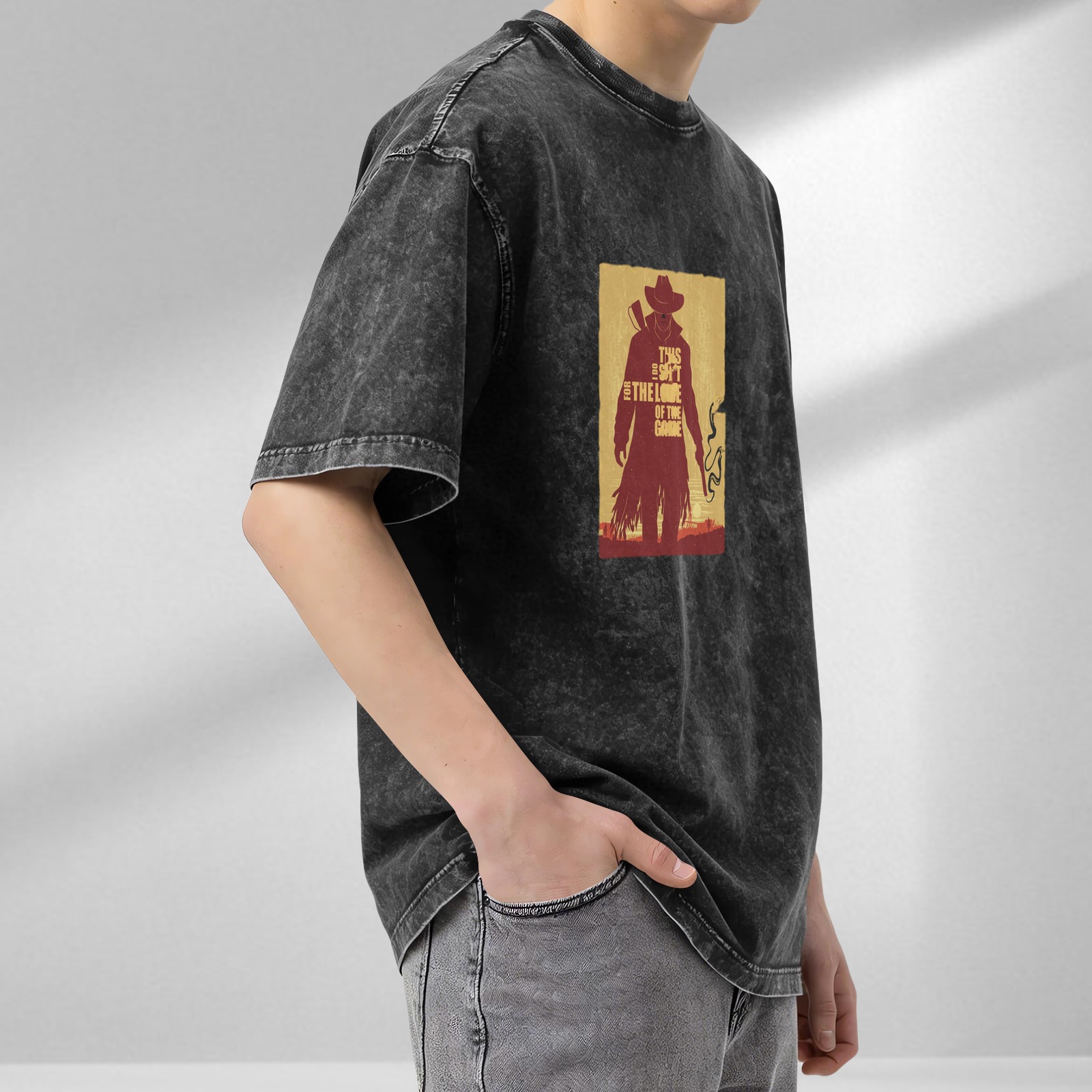 Vintage Western Cowboy Graphic T-Shirt