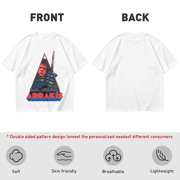 Paul Atreides Arrakis Dune Themed Graphic T-Shirt