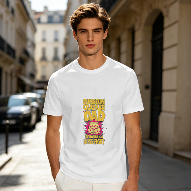 Dungeon Crawler Dad Everyday Is A Boss Fight T-Shirt