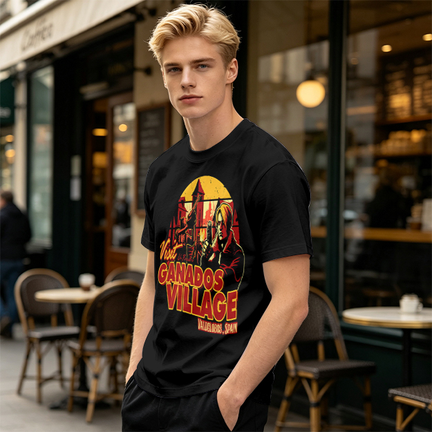 Visit Ganados Village Resident Evil Themed Graphic T-Shirt
