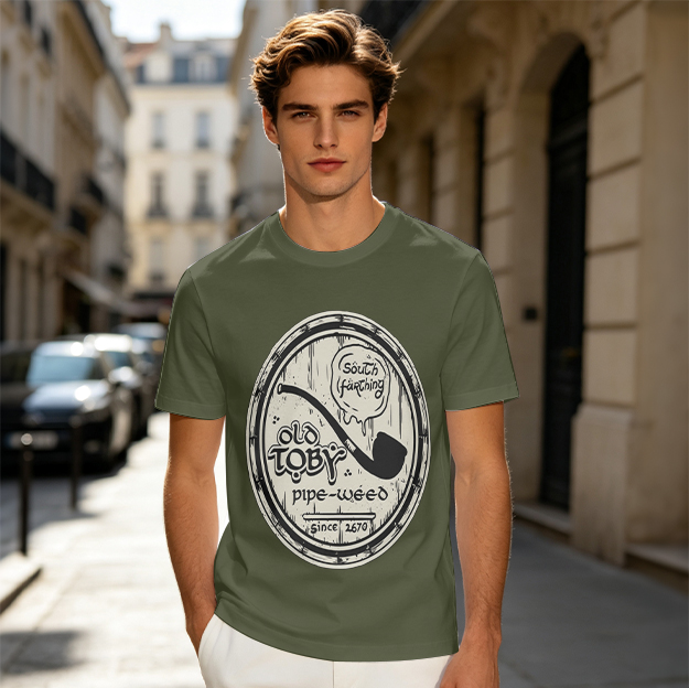 Old Toby Pipe Weed South Farthing Graphic Tee