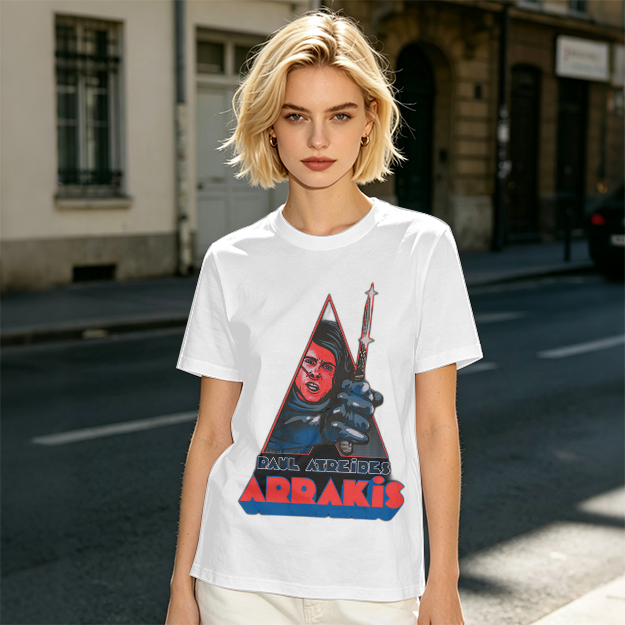 Paul Atreides Arrakis Dune Themed Graphic T-Shirt