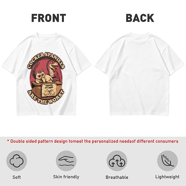 Cocker Spaniels Are The Worst Funny Graphic T-Shirt