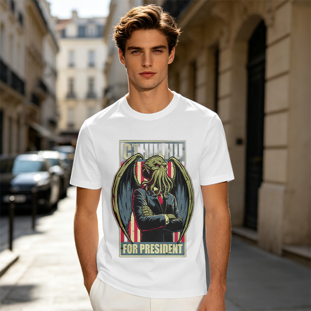 Cthulhu For President Graphic Tee
