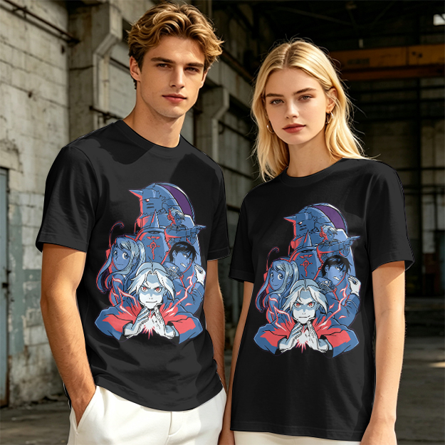 Fullmetal Alchemist Character Group Graphic T-Shirt