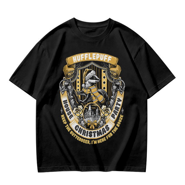 Hufflepuff House Christmas Party Butterbeer T-Shirt