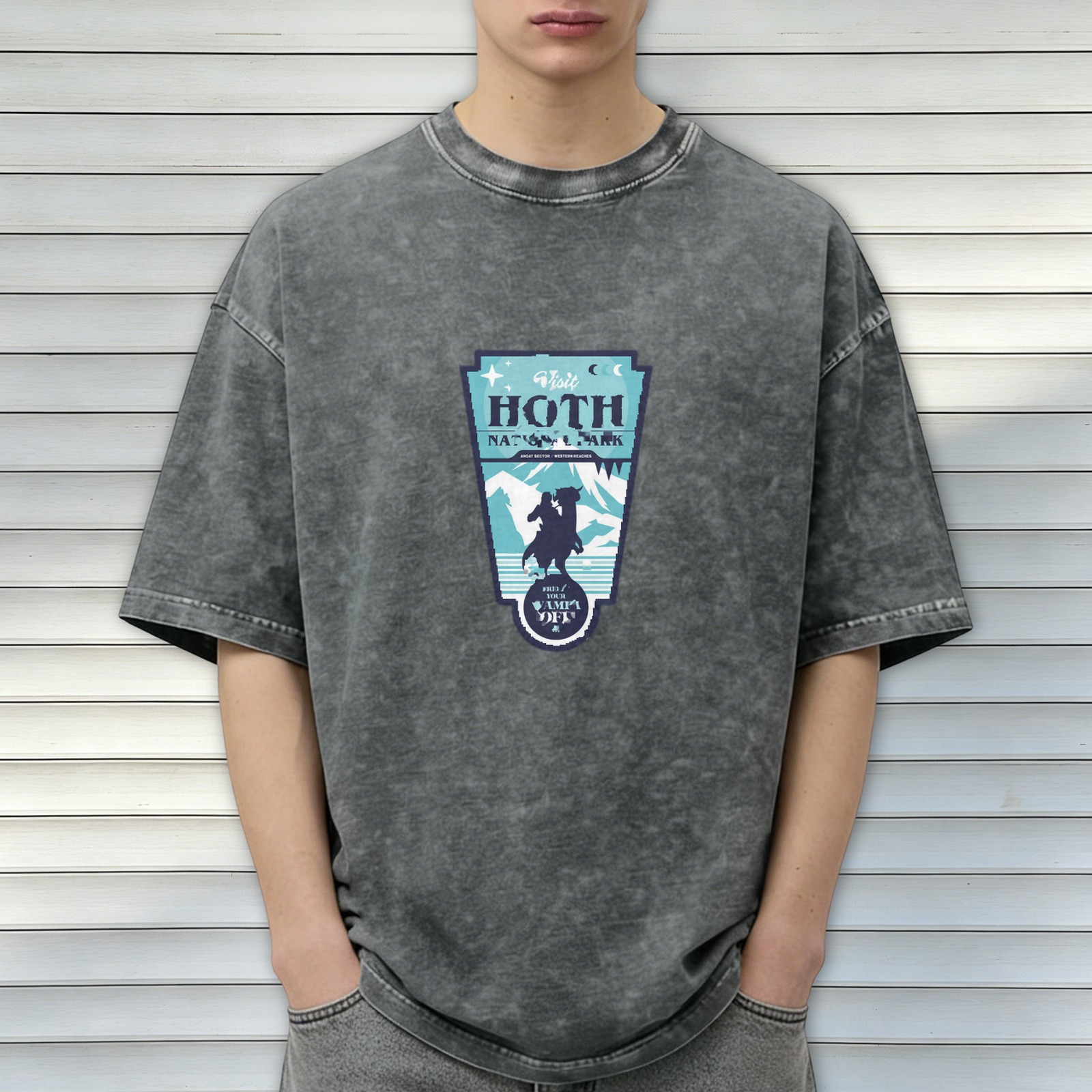 Visit Hoth National Park Snowy Graphic T-Shirt