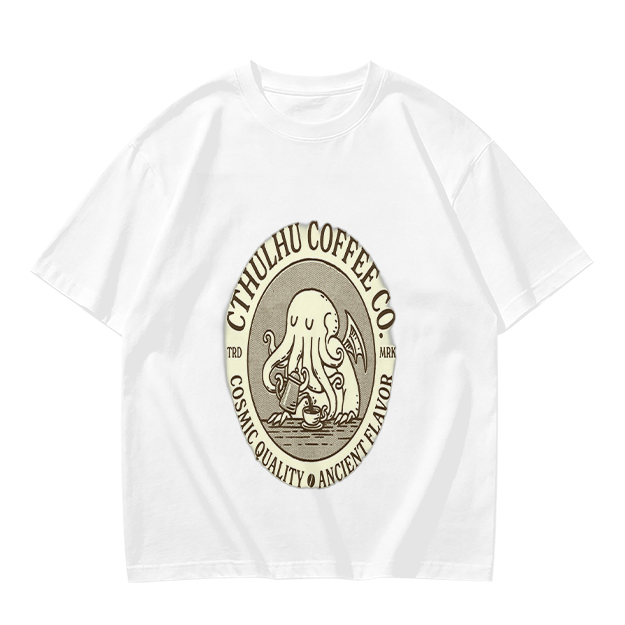 Cthulhu Coffee Co. Cosmic Flavor Graphic T-Shirt
