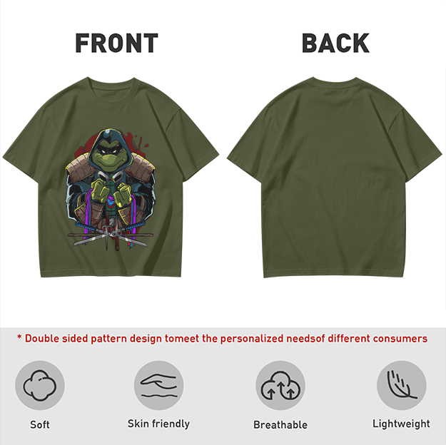 Teenage Mutant Ninja Turtles Hooded Warrior Graphic T-Shirt