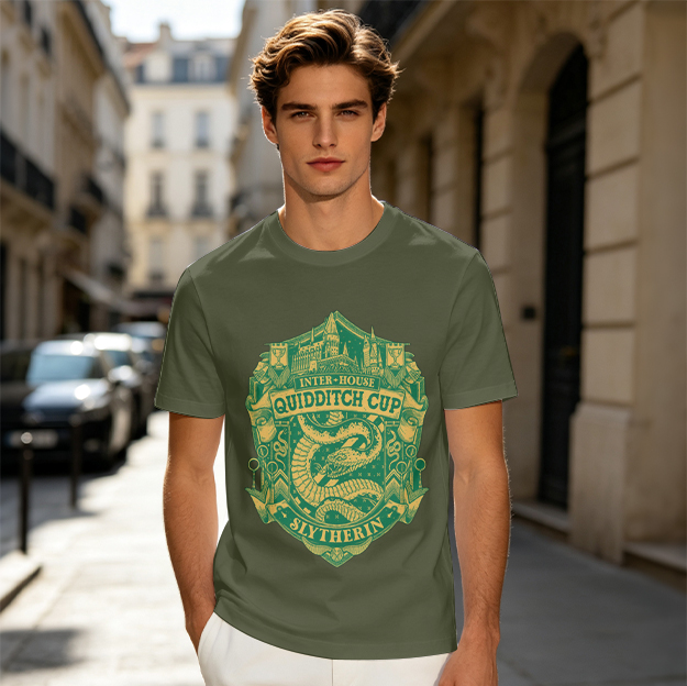 Slytherin Inter-House Quidditch Cup Crest T-Shirt