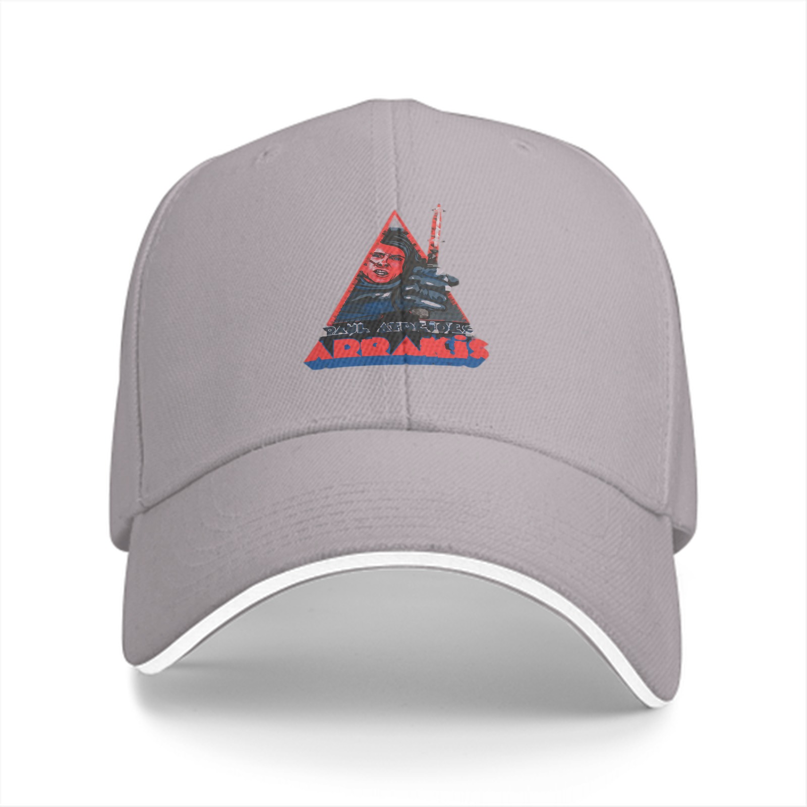 Black Baseball Cap With Arrakis Sci-Fi Graphic Print