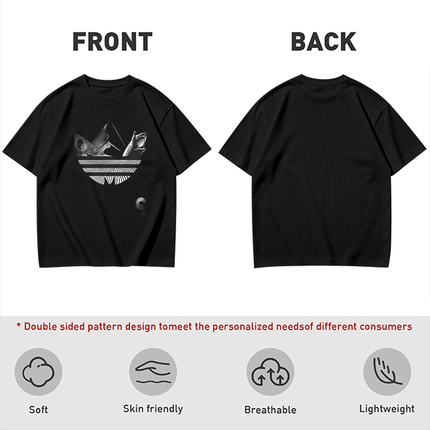 Olive T-Shirt With Abstract Graphic Print Design