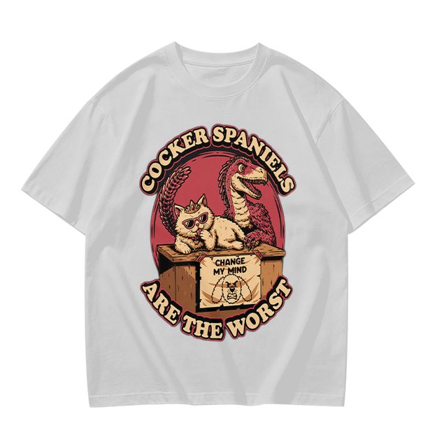 Cocker Spaniels Are The Worst Funny Graphic T-Shirt