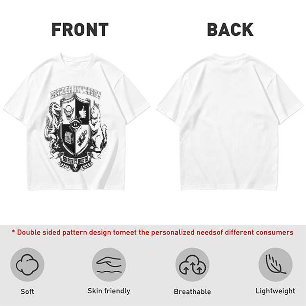 Crawler University Crest Graphic Olive T-Shirt