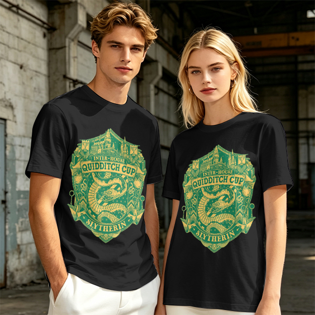 Slytherin Inter-House Quidditch Cup Crest T-Shirt