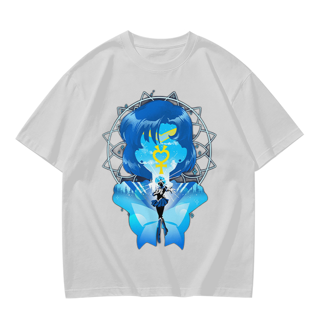 Sailor Mercury Graphic Print Olive T-Shirt
