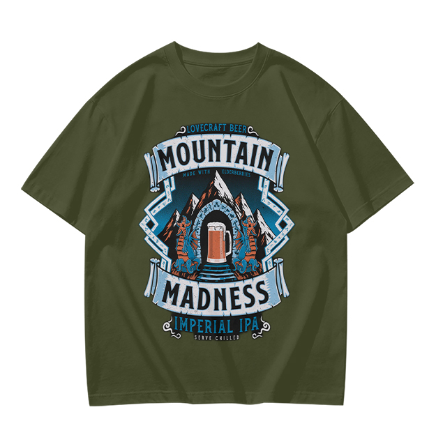 Mountain Madness Imperial IPA Graphic T-Shirt Design