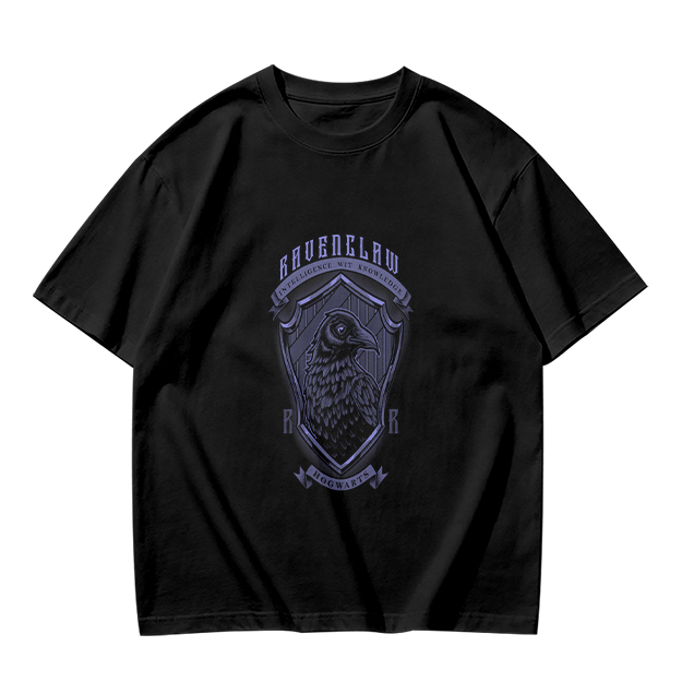 Olive Ravenclaw Crest Graphic T-Shirt