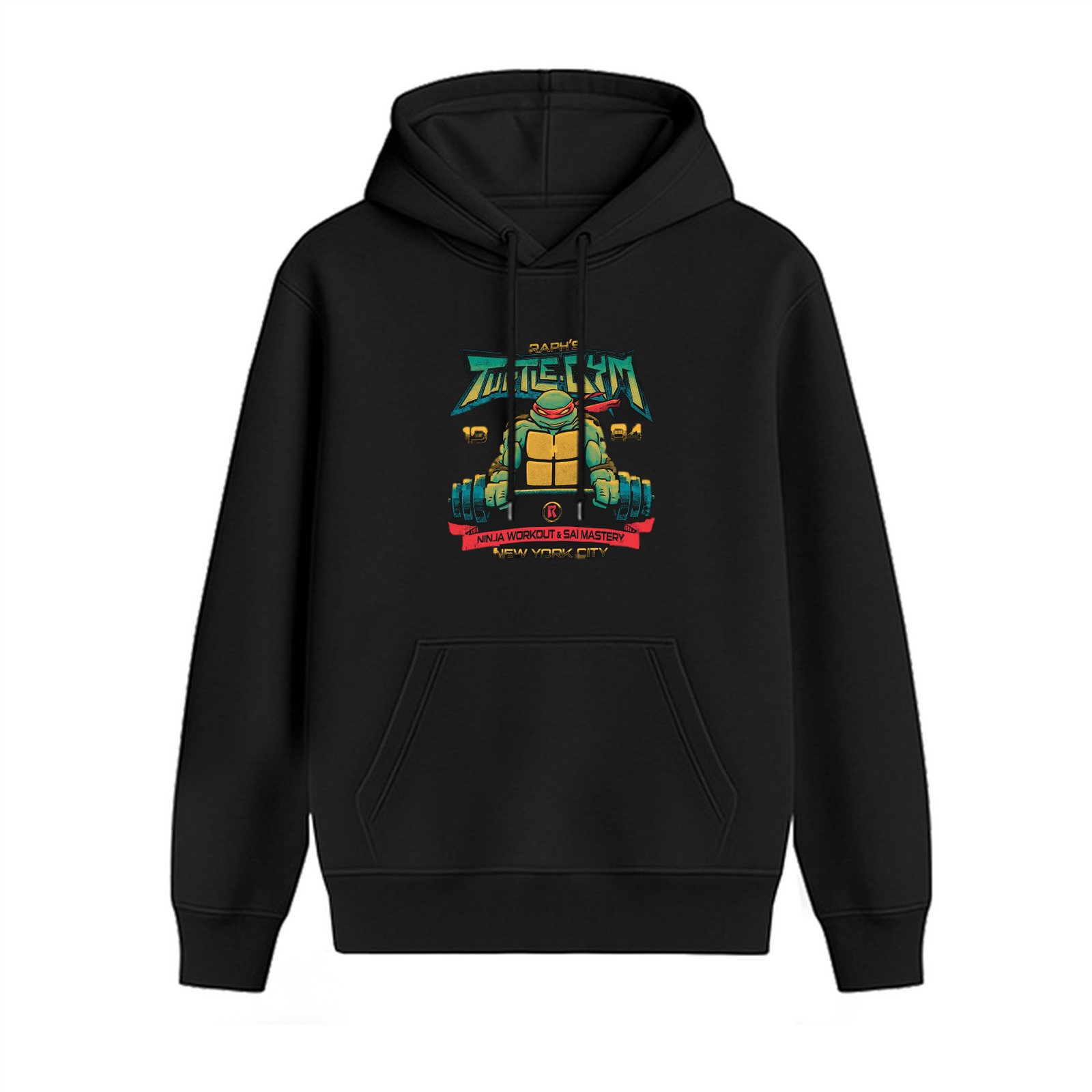 Teenage Mutant Ninja Turtles Gym Workout Graphic Hoodie