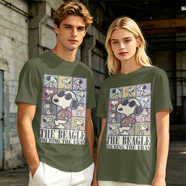 Snoopy The Beagle Touring The Eras Graphic T-Shirt
