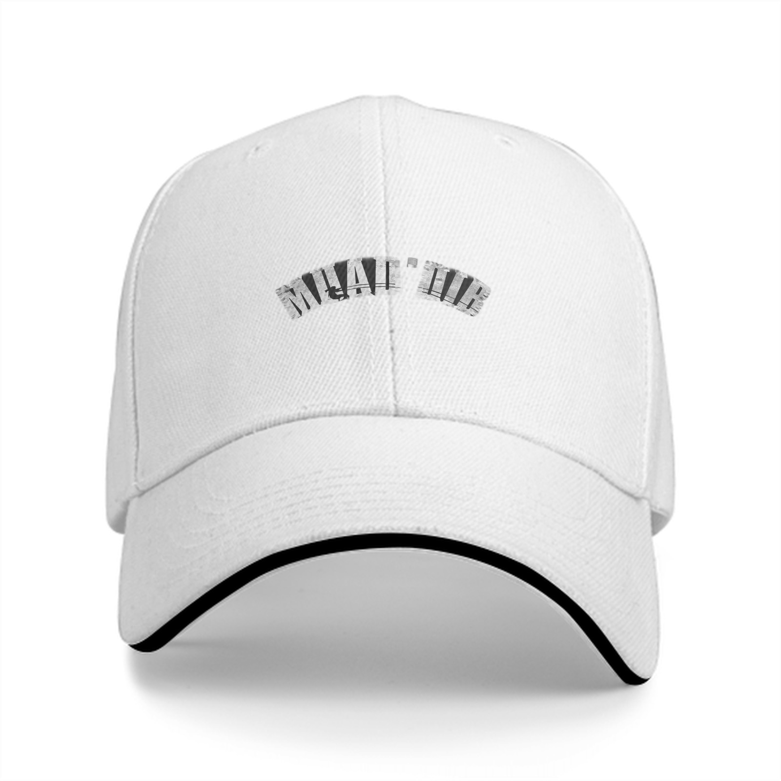 Black baseball cap with MEAD'DIB embroidered text