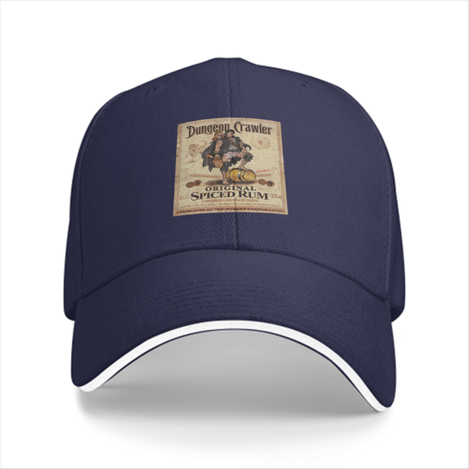 Dungeon Crawler Original Spiced Rum Graphic Baseball Cap