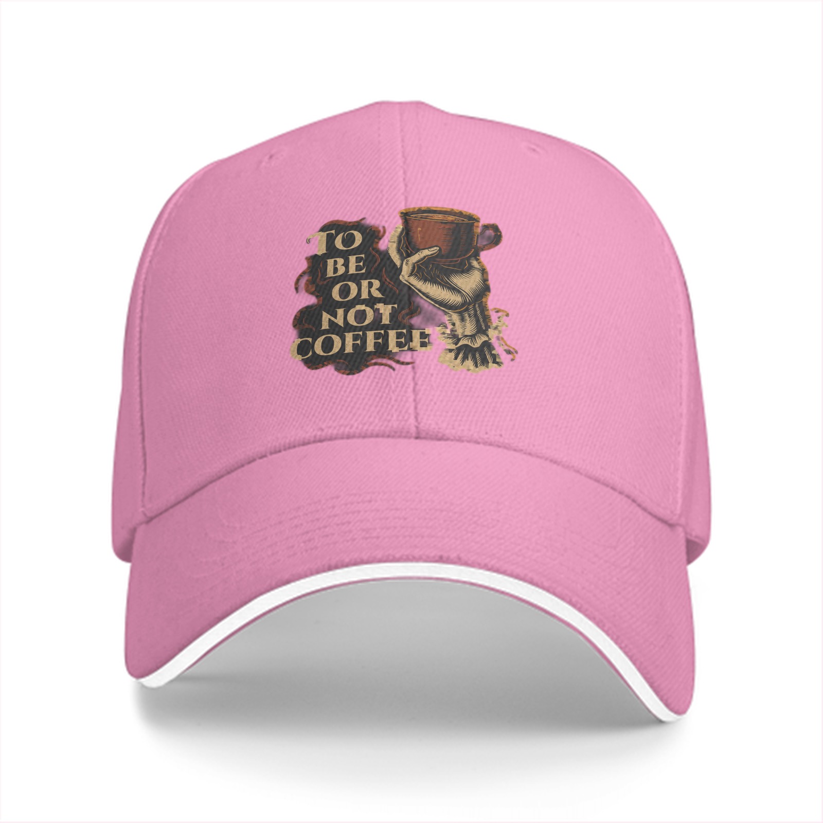 To Be Or Not Coffee Black Baseball Cap