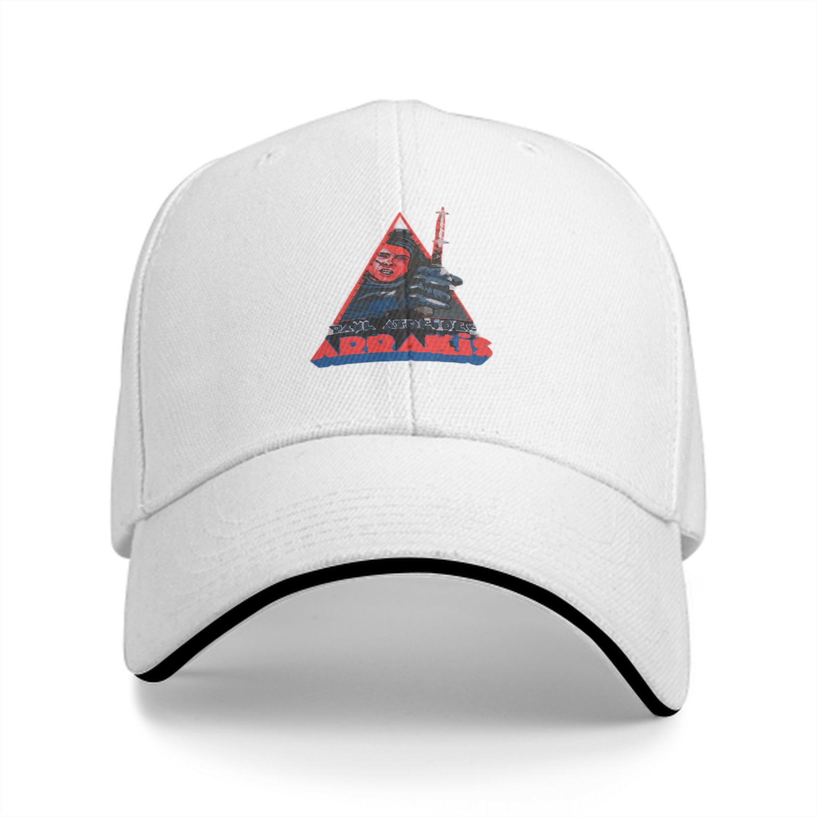 Black Baseball Cap With Arrakis Sci-Fi Graphic Print