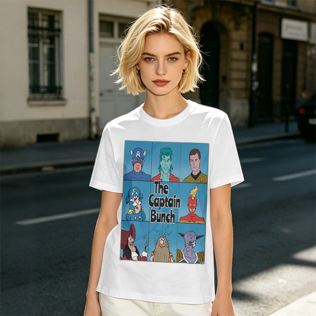 Olive T-Shirt Featuring The Captain Bunch Mashup Artwork