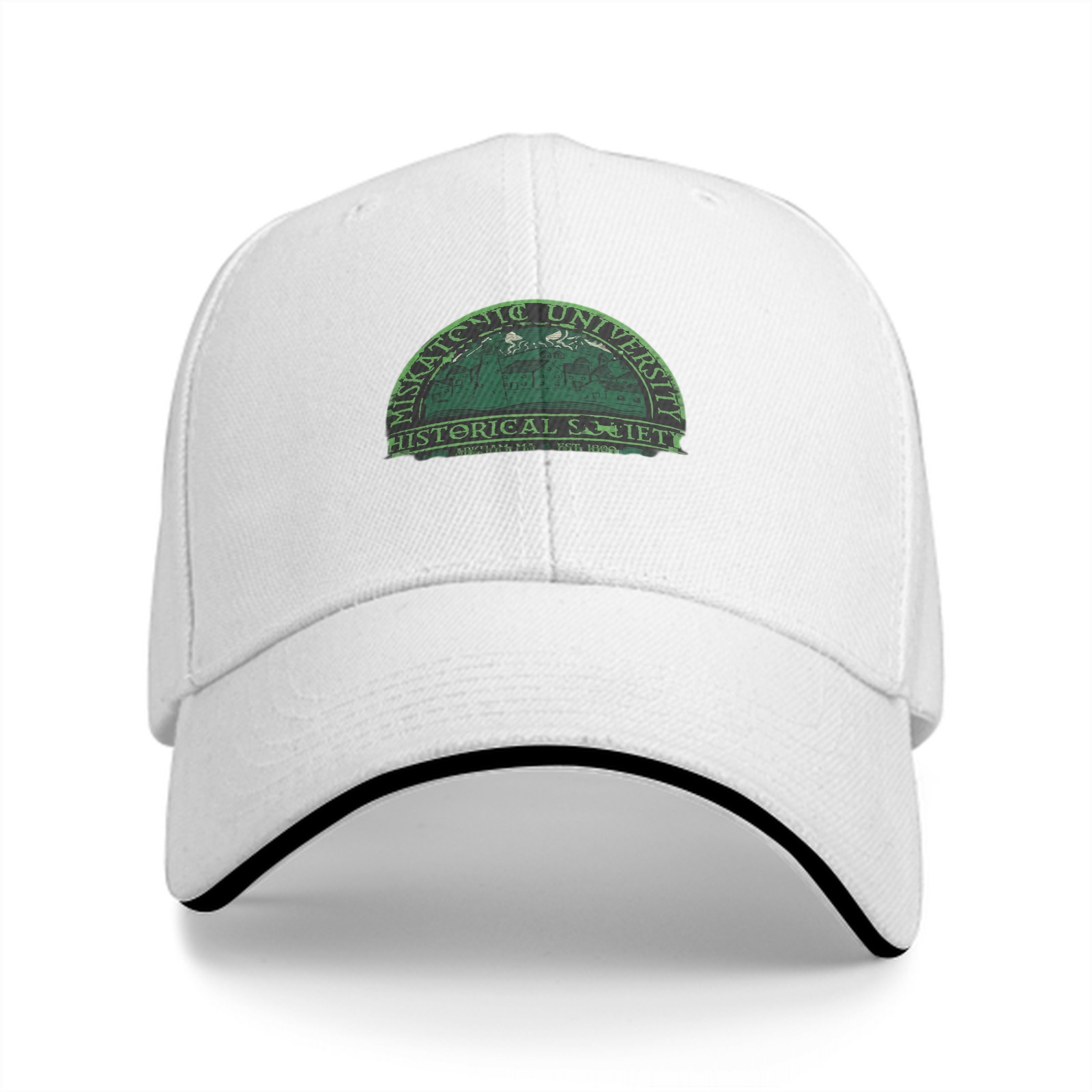 Miskatonic University Historical Society Print Black Baseball Cap