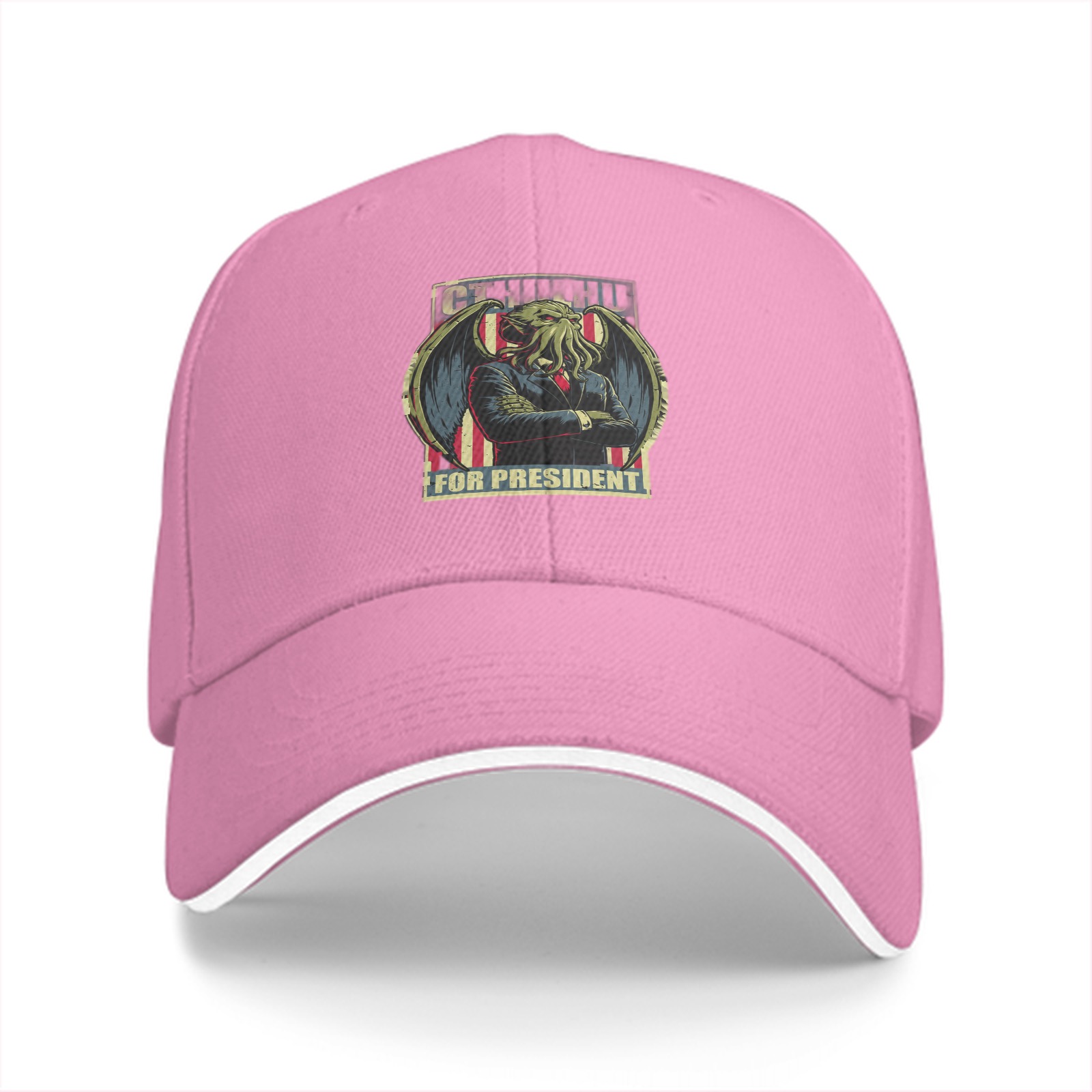 Cthulhu For President Graphic Black Baseball Cap
