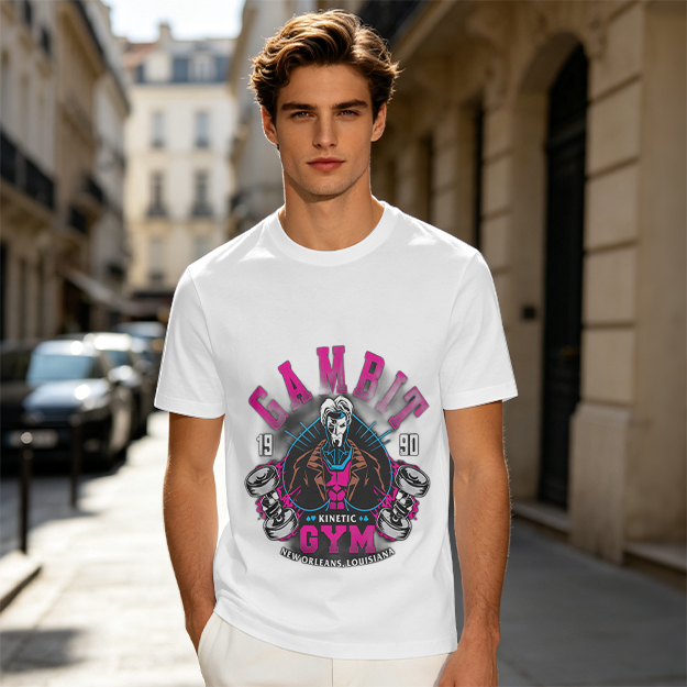 Gambit Kinetic Gym 1990 New Orleans T-Shirt