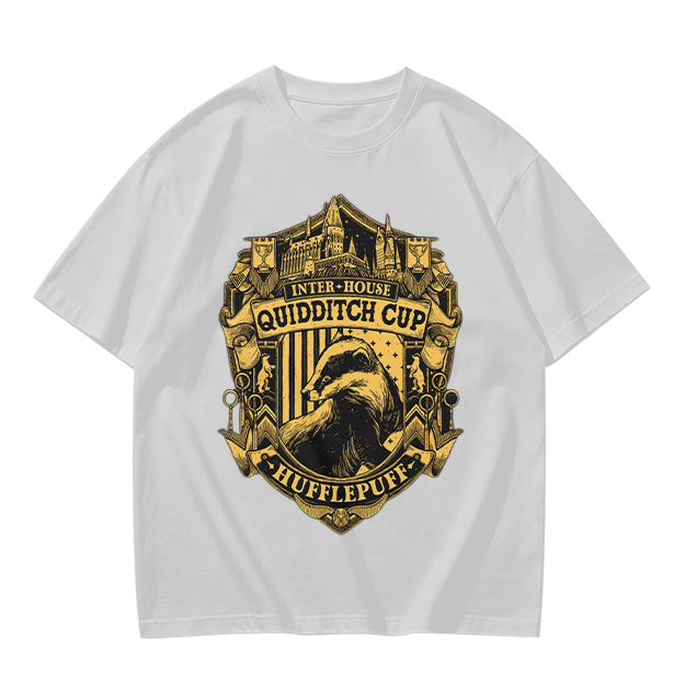Hufflepuff Inter-House Quidditch Cup Crest T-Shirt