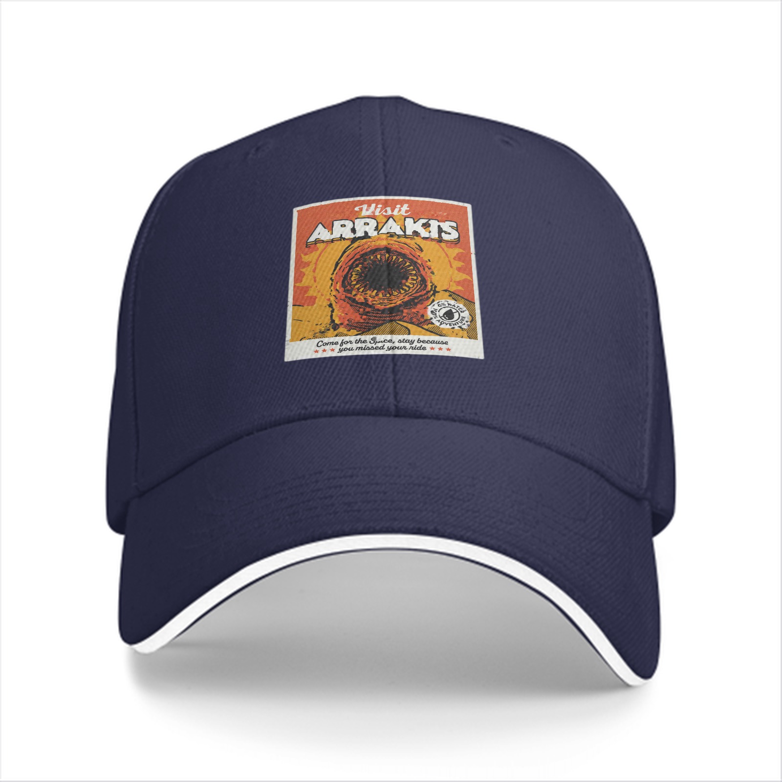 Visit Arrakis Sandworm Graphic Baseball Cap
