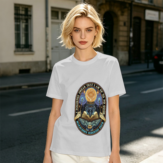 Marauder's Mischief Club Wizard Graphic Olive T-Shirt