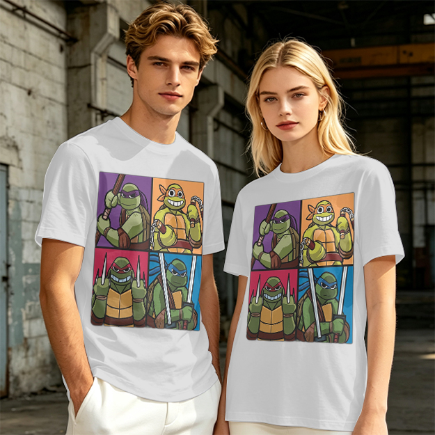 Teenage Mutant Ninja Turtles Group Graphic T-Shirt