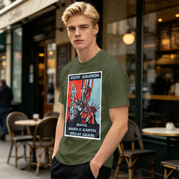 Vote Sauron Make Middle-earth Great Again Graphic T-Shirt